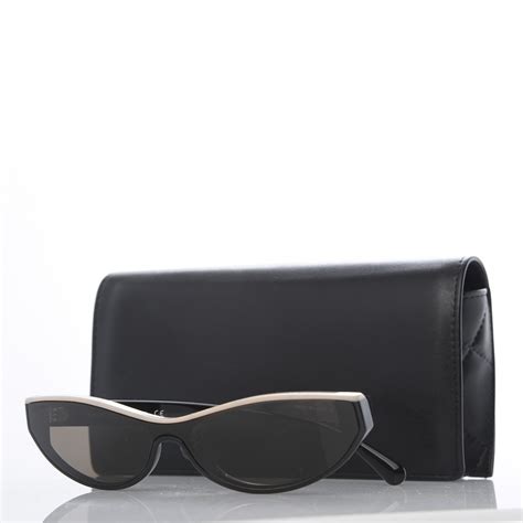 chanel acetate oval sunglasses 5415 black|Chanel 5415.